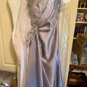 Sophisticated Silver Maxi Dress